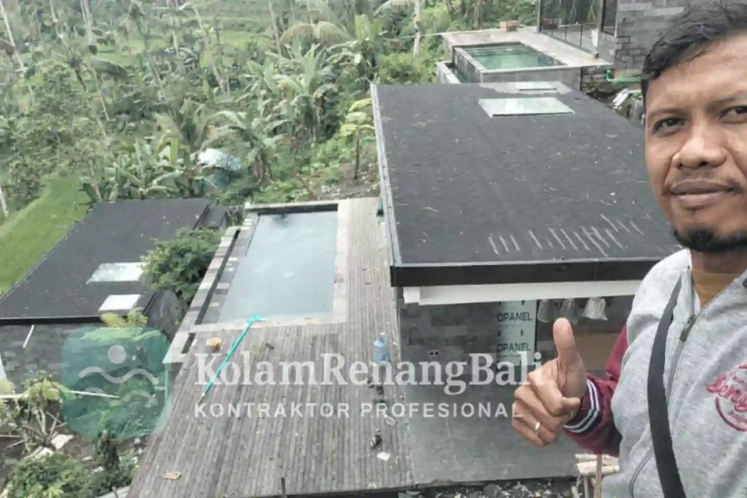Kontraktor pembuatan dan renovasi kolam renang di area Denpasar, Bali
