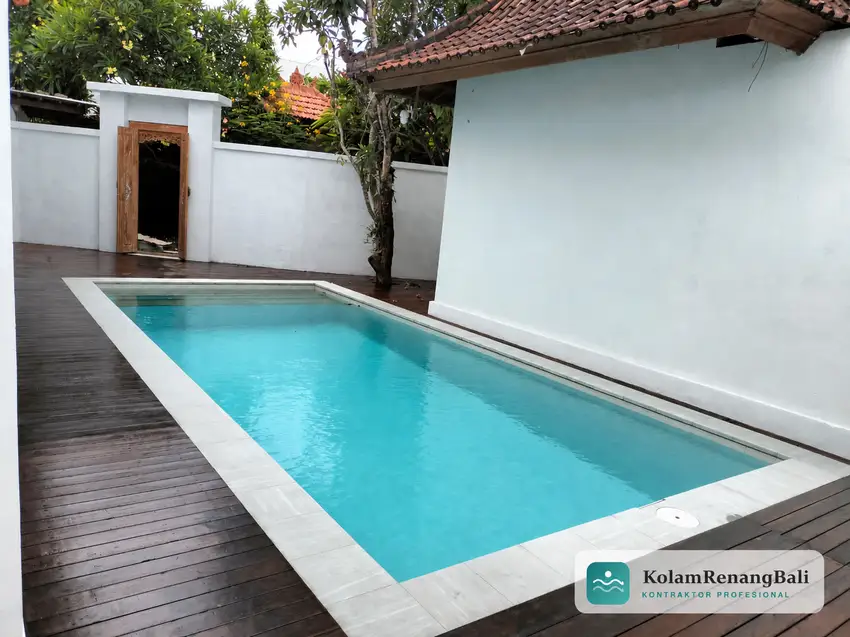 Jasa kolam renang villa Bali garansi struktur 10 tahun oleh kontraktor berpengalaman